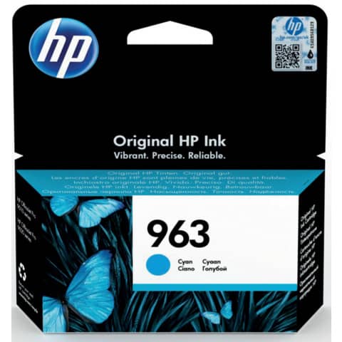 Cartuccia Inkjet HP 963 ciano  3JA23AE